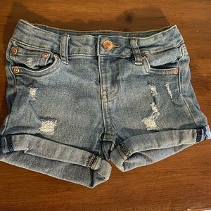 Little girls 4t BCBG denim shorts
